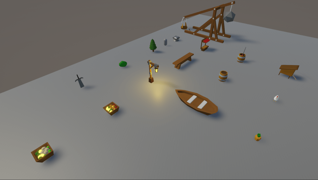 Showcase of game assets